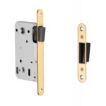 Magneetslot met bijpassende sluitplaat WC- gepolijst goud