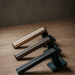 APRILE deurklinken Imperata zwart - Sandalhout