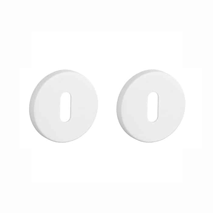 Aprile Premium sleutelrozetten Ø52x7mm mat wit