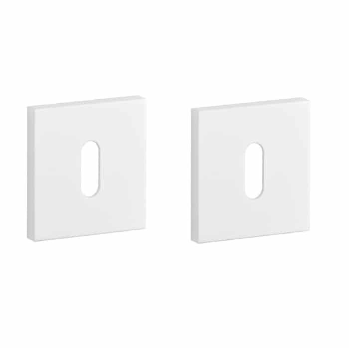 Aprile Comfort sleutelrozetten 53x53x7mm wit