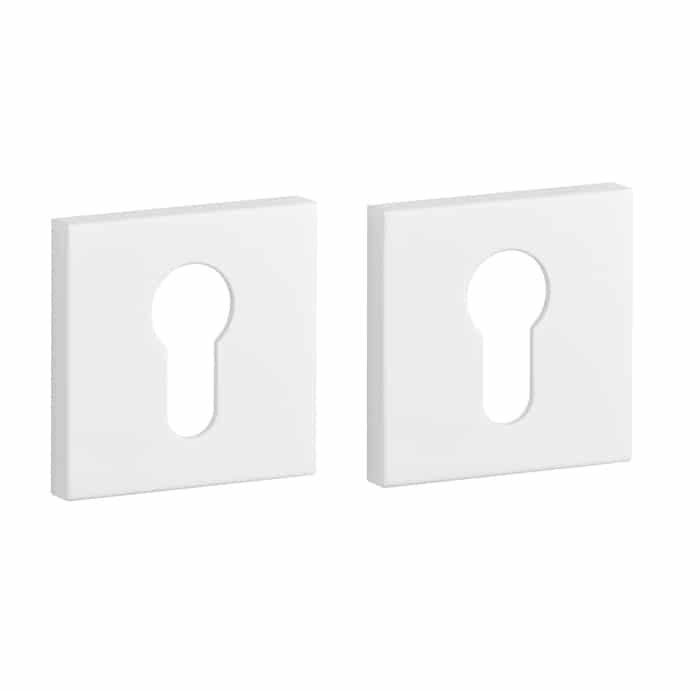 Aprile Comfort cilinderrozetten 53x53x7mm wit