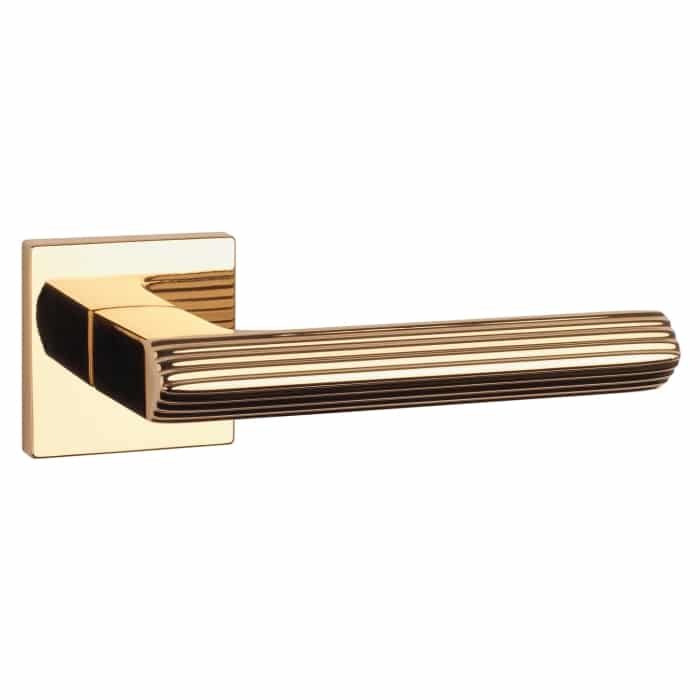 Aprile deurklinken Larice goud gepolijst