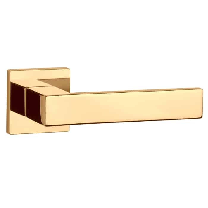Aprile deurklinken Pina vierkant gepolijst goud