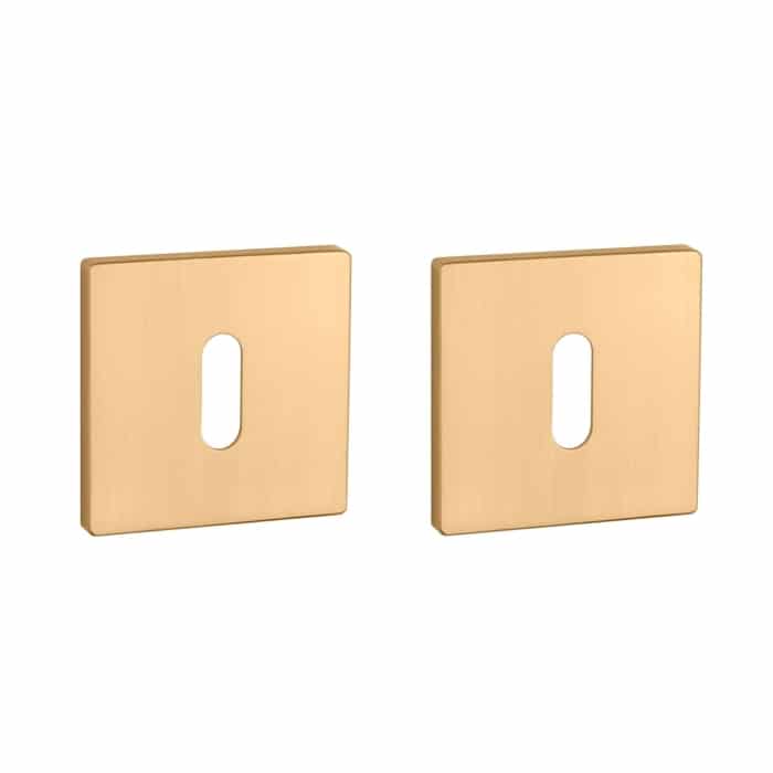 Aprile Prestige sleutelrozetten 52x52x5mm mat goud