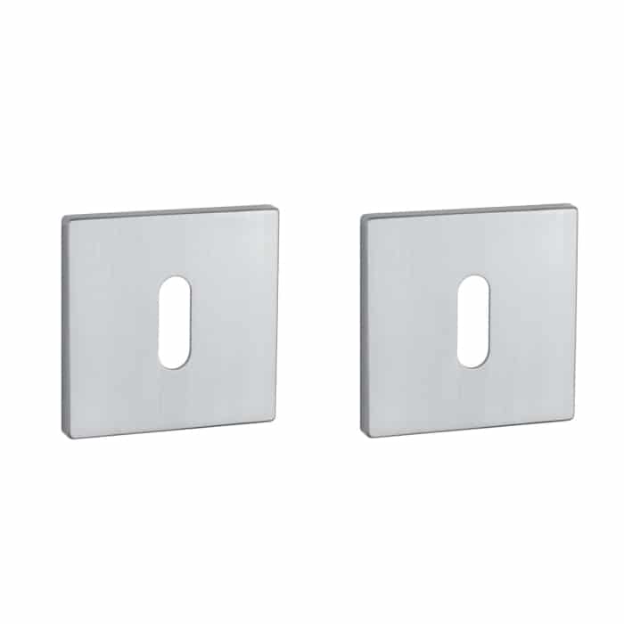 Aprile Prestige sleutelrozetten 52x52x5mm mat Chroom