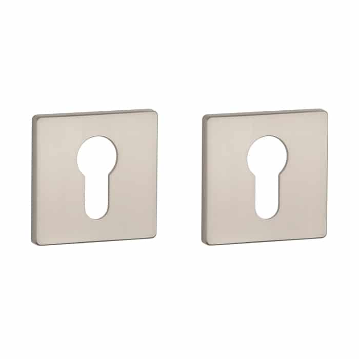 Aprile Prestige cilinderrozetten 52x52x5mm mat nikkel