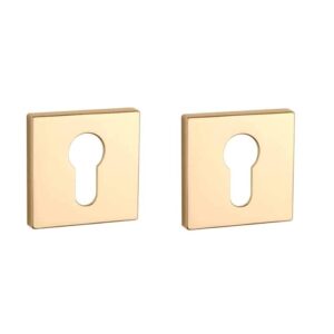 Aprile cilinderrozetten QRT gepolijst goud