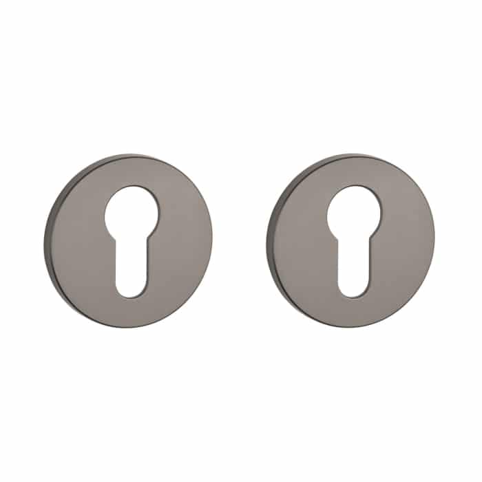 Aprile Prestige cilinderrozetten Ø52x5mm grafiet