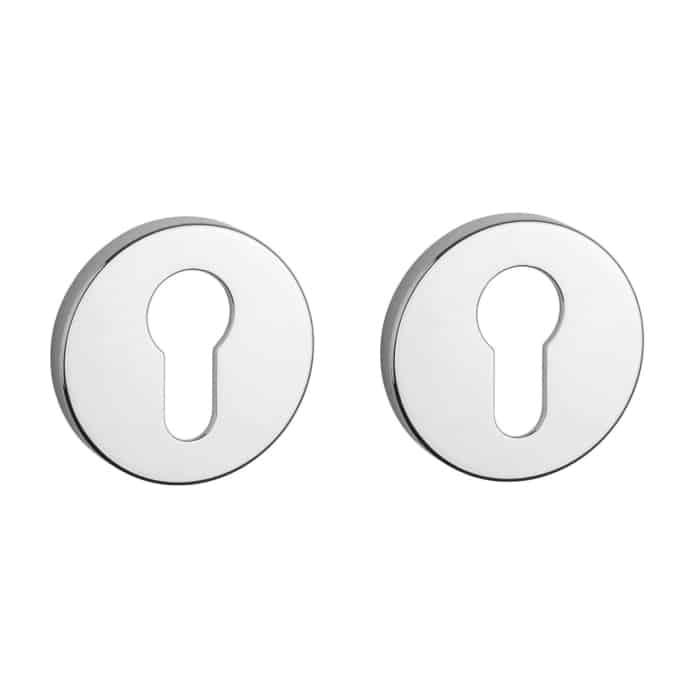 Aprile Premium cilinderrozetten Ø52x7mm Chroom gepolijst