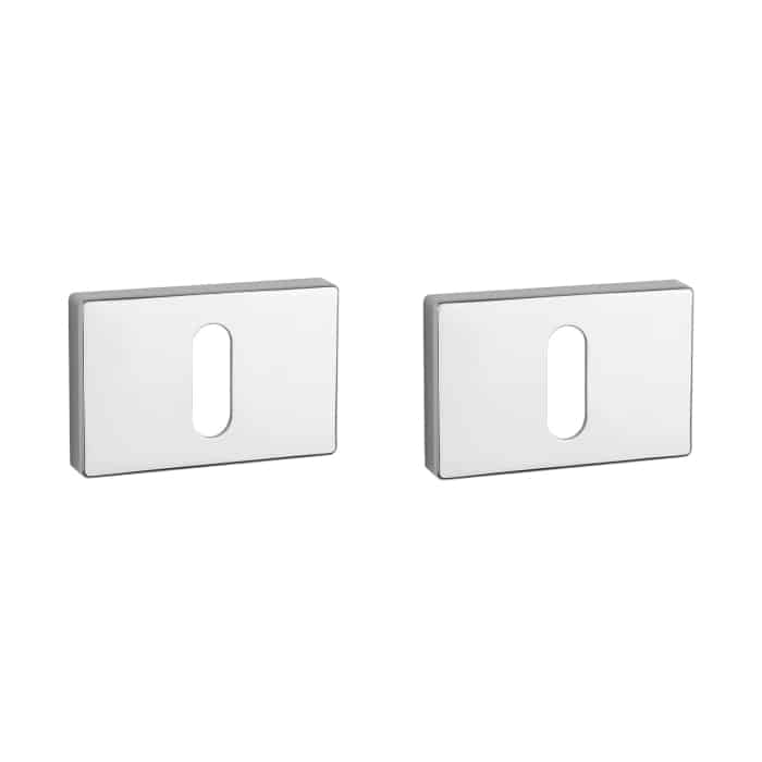 Aprile sleutelrozetten 50x33x7mm Chroom gepolijst