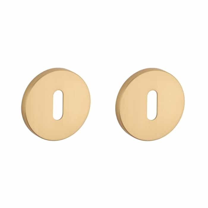 Aprile Comfort sleutelrozetten Ø53x7mm mat goud