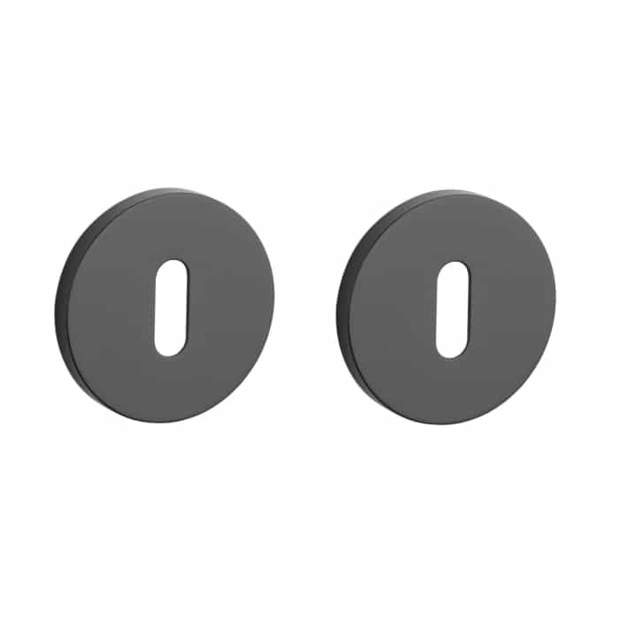 Aprile Comfort sleutelrozetten Ø53x7mm zwart