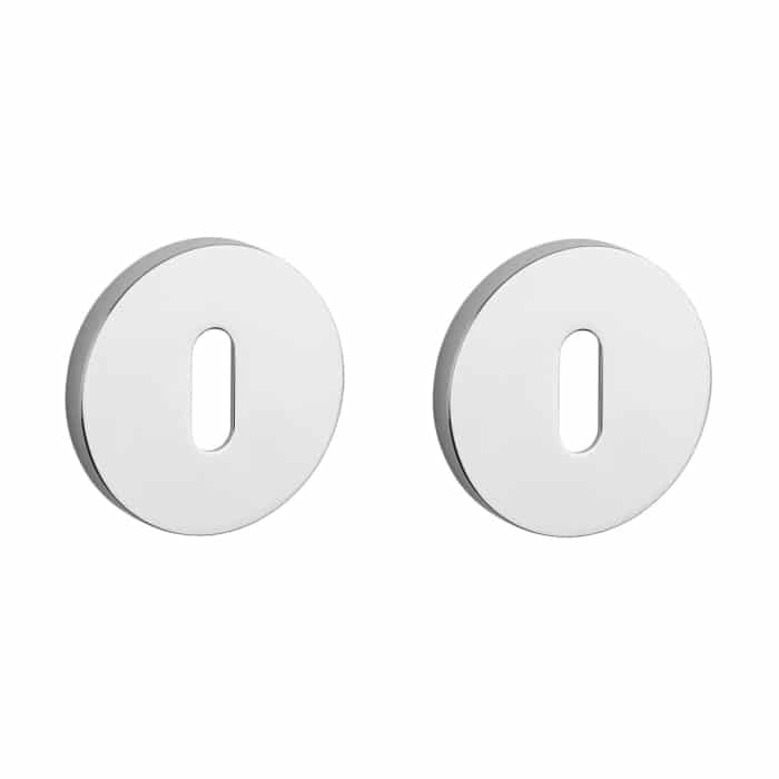 Aprile Comfort sleutelrozetten Ø53x7mm Chroom gepolijst