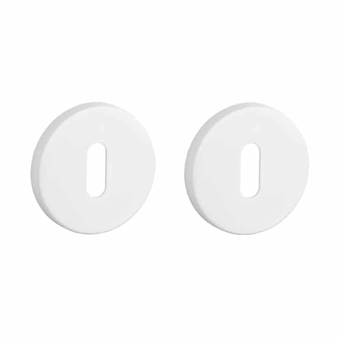 Aprile Comfort sleutelrozetten Ø53x7mm wit