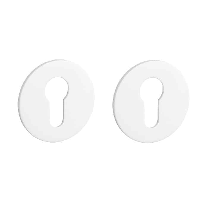 Witte cilinderplaatjes OVAL 1711 ultra dun 3mm