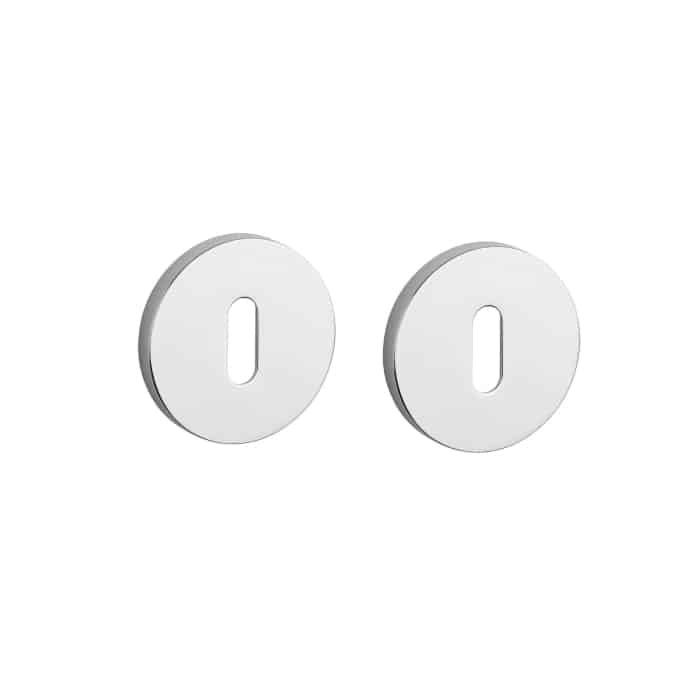 Stile sleutelrozetten Ø53x7mm Chroom gepolijst