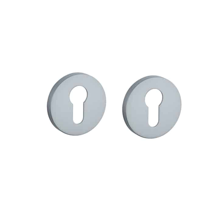 Stile cilinderrozetten Ø53x7mm mat Chroom