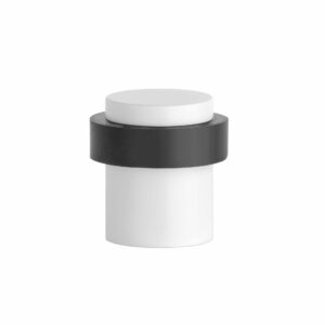 Sterk deurstopper 1718 Ø38x40 mm mat wit