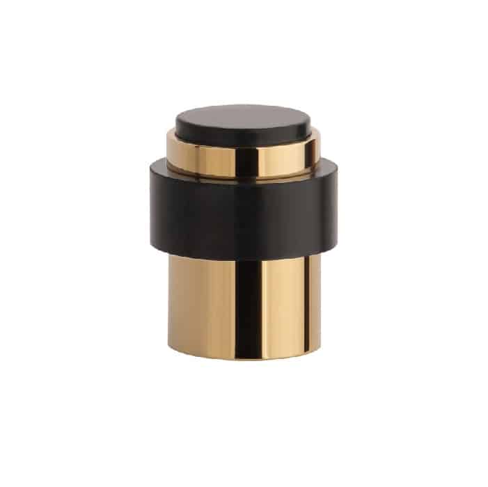 Aprile deurstopper DS27 - vloer én wand Ø35x43 mm goud gepolijst