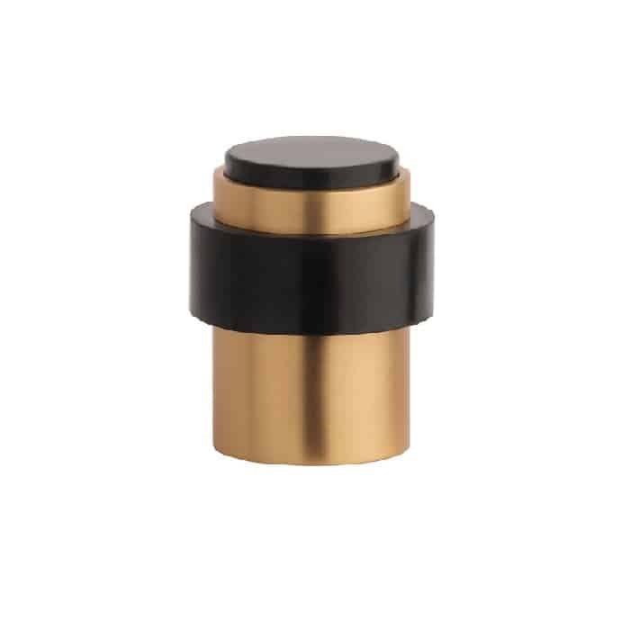 Aprile deurstopper DS27 - vloer én wand Ø35x43mm mat goud