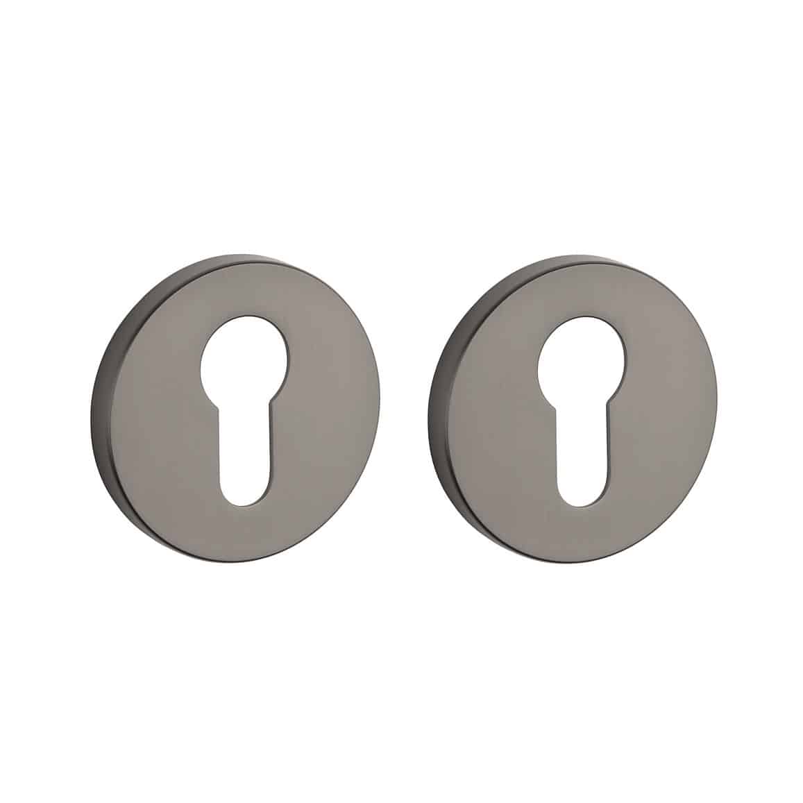 Aprile Comfort cilinderrozetten Ø53x7mm titanium