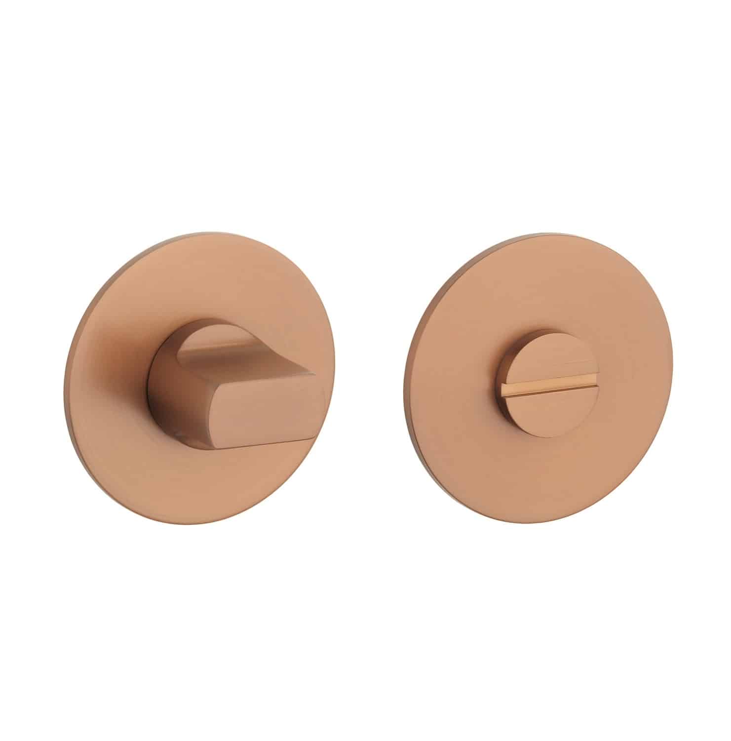 STERK WC garnituur OVAL 1712 ultra dun 3mm - koper PVD