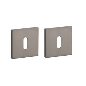 Aprile Comfort sleutelrozetten 53x53x7mm titanium