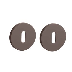 APRILE comfort sleutelrozetten Ø53x7mm bruin