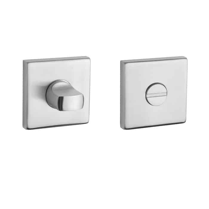 Sterk WC garnituur 1712 KVADRAT 9 mm RVS