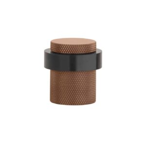 Sterk deurstopper 1721 vloer Ø38x40mm koper PVD