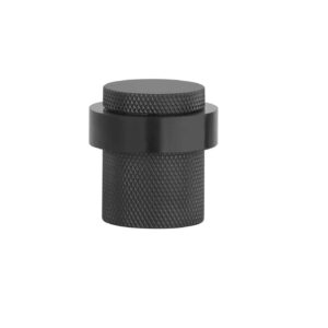 Sterk deurstopper 1721 vloer Ø38x40mm mat zwart