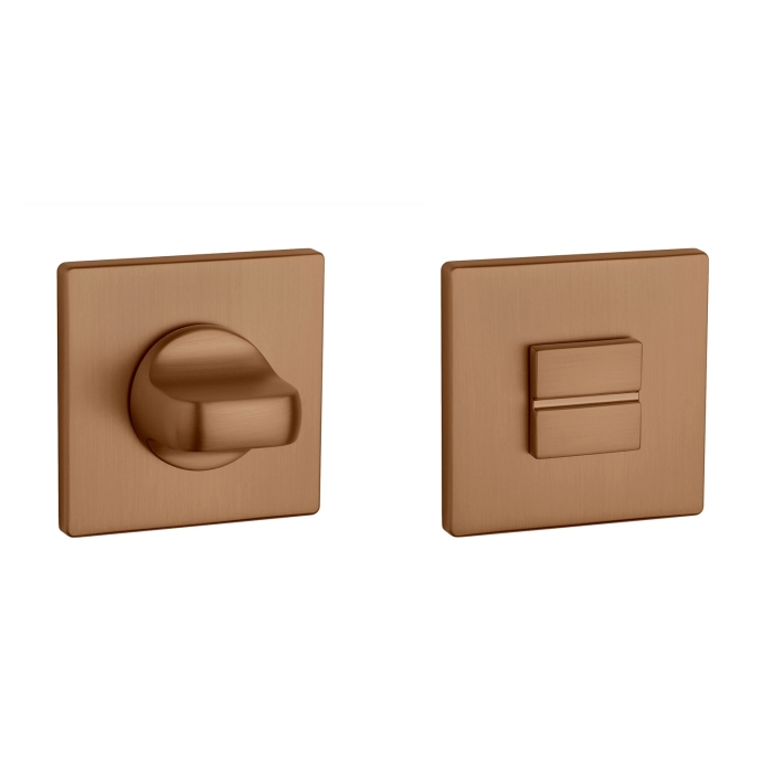 Aprile Prestige WC garnituur 52x52x5mm mat koper PVD