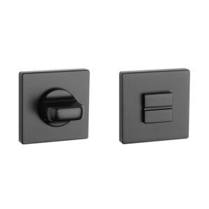 Aprile Premium WC garnituur 52x52x7mm zwart