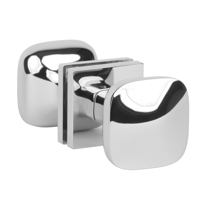 Aprile deurknoppen Querca Chroom gepolijst