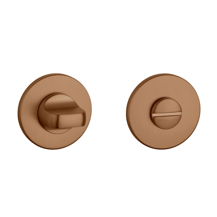 Aprile Prestige WC garnituur Ø52x5mm mat koper PVD