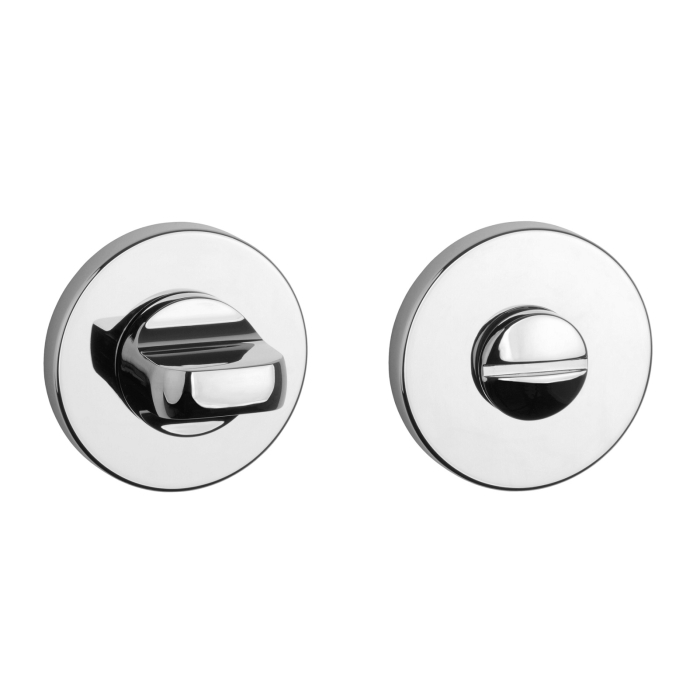 Aprile Premium WC garnituur Ø52x7mm gepolijst Chroom