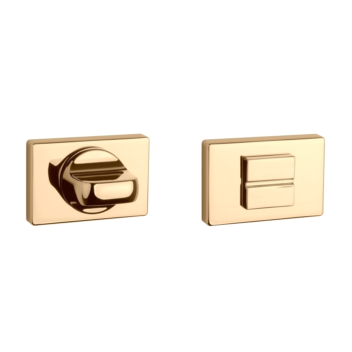 Aprile WC garnituur 50x33x7mm gepolijst goud