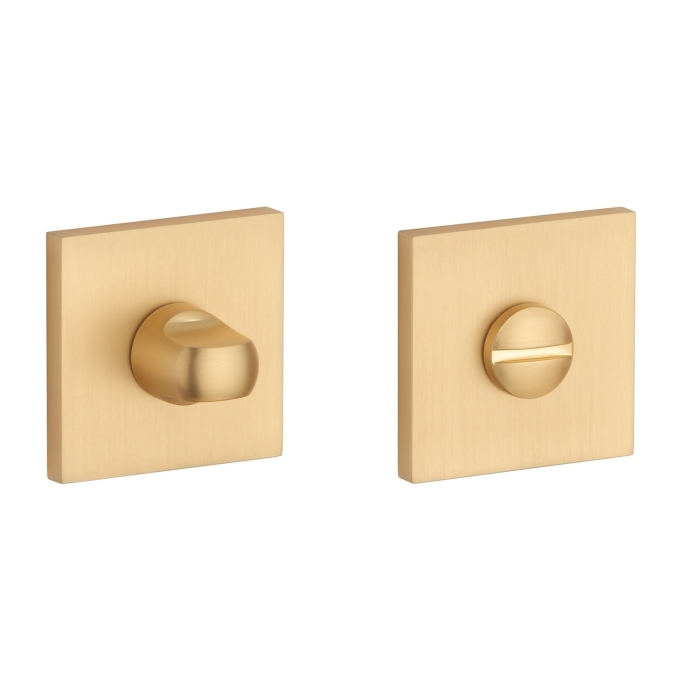 Comfort WC garnituur 53x53x7mm mat goud