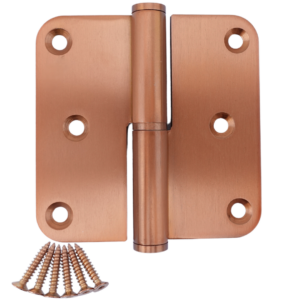 RVS Paumelle 80x80x2,5mm - Koper PVD