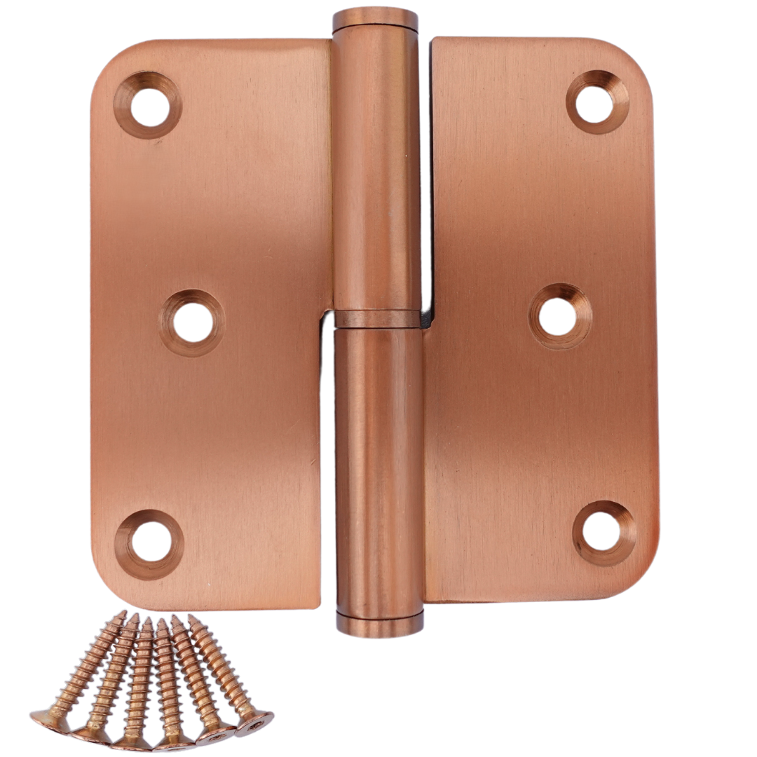 RVS Paumelle 80x80x2,5mm - Koper PVD