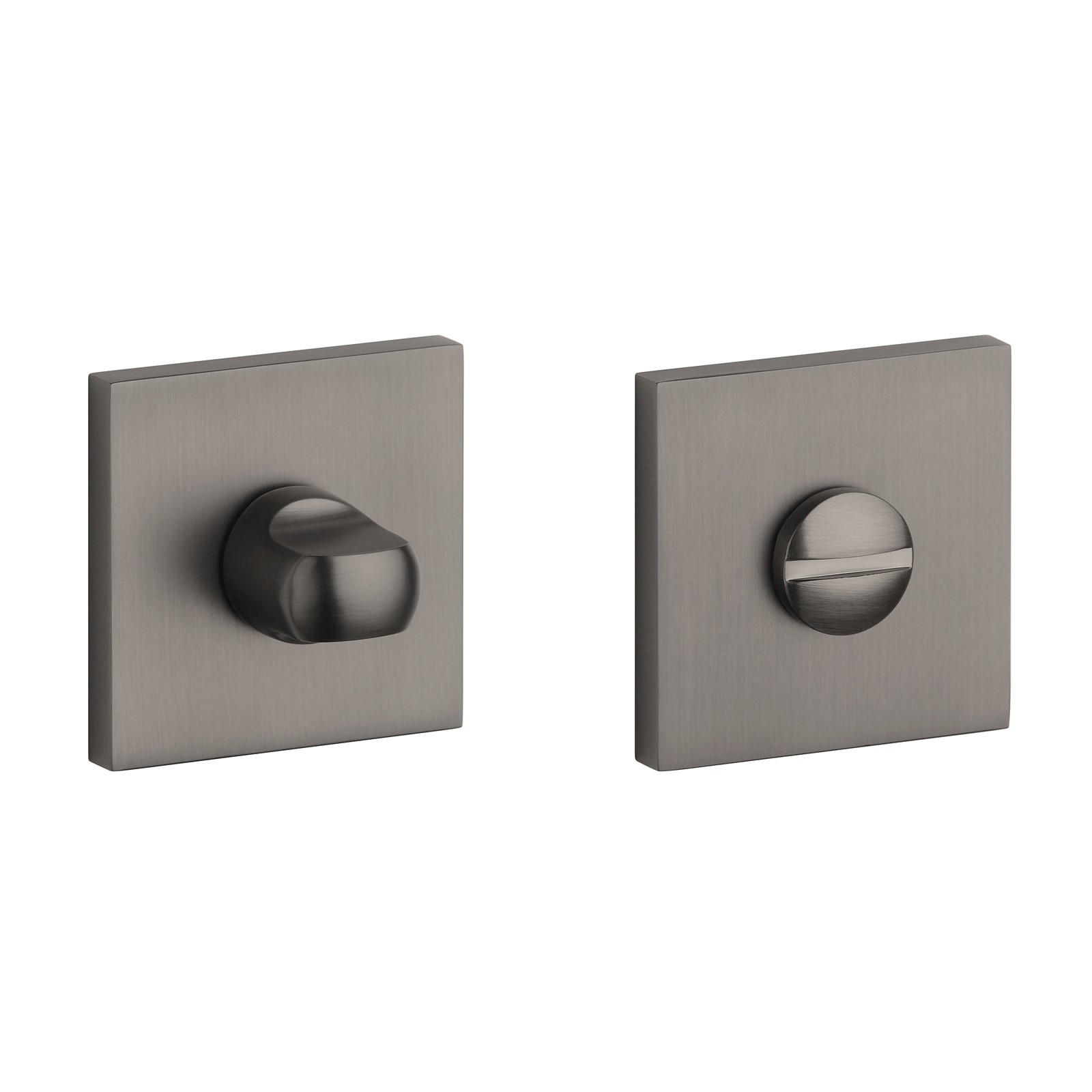 Aprile Comfort WC garnituur 53x53x7mm titanium