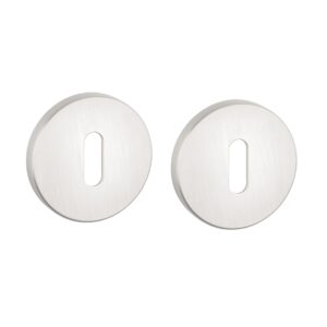 APRILE premium sleutelrozetten Ø52x7mm silver pearl