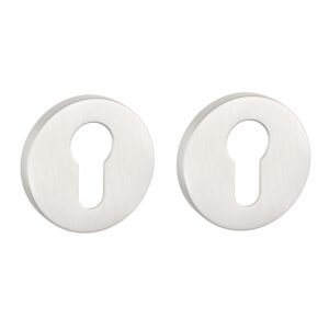 APRILE premium cilinderrozetten Ø52x7mm silver pearl