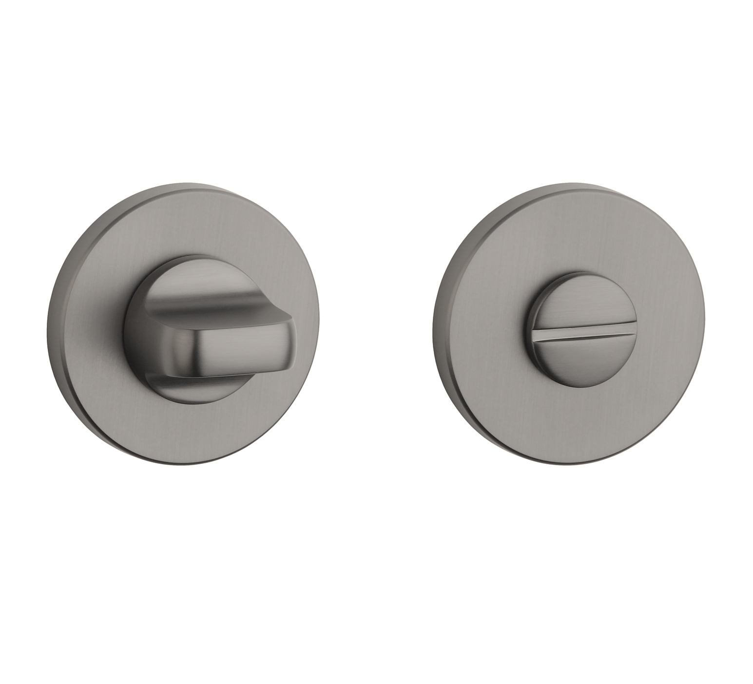 Aprile Premium WC garnituur Ø52x7mm grafiet