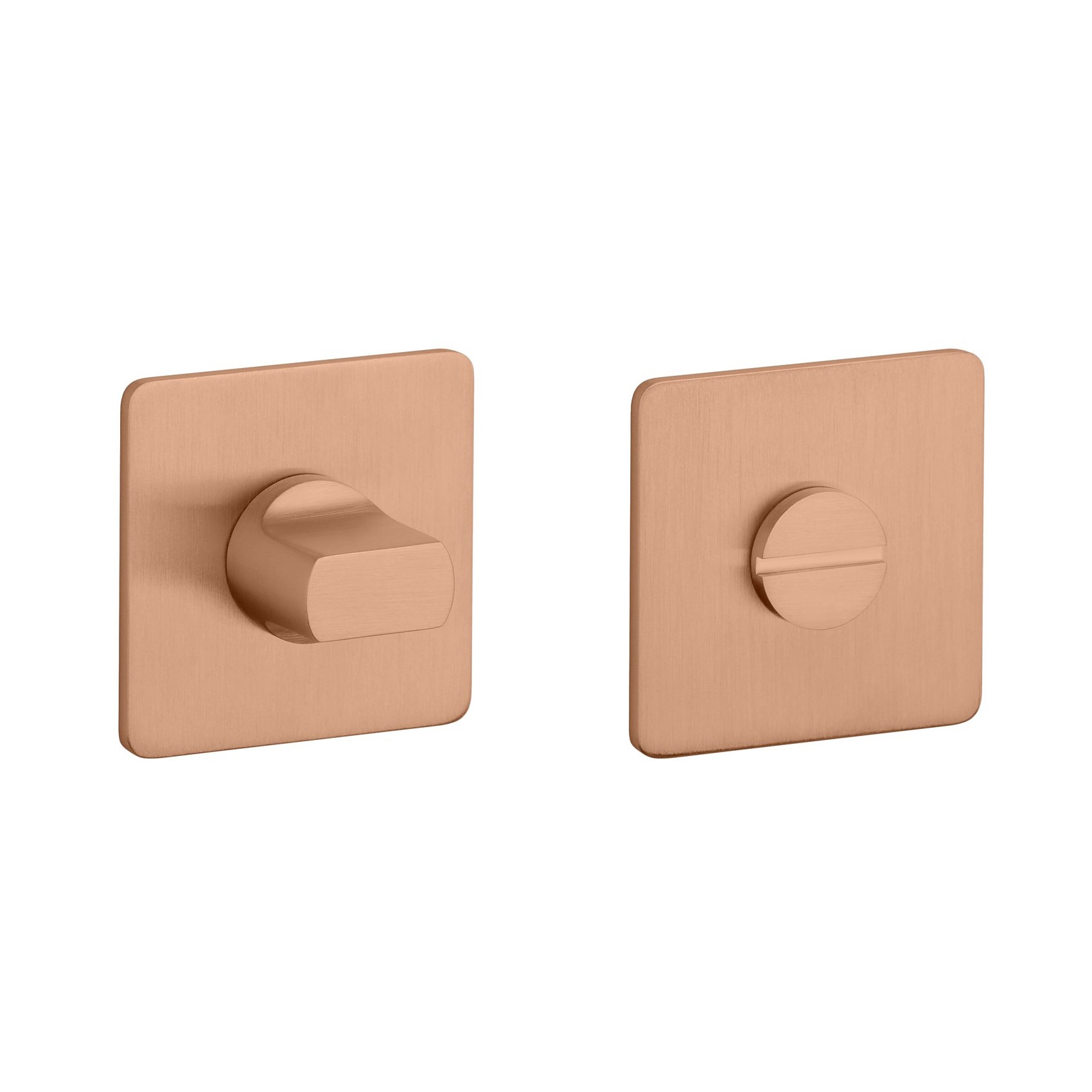 STILE WC garnituur KVADRAT 1712 ultra dun 3mm koper PVD