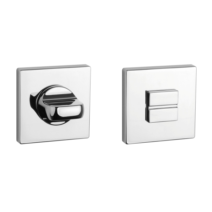 Aprile Premium WC garnituur 52x52x7mm gepolijst Chroom