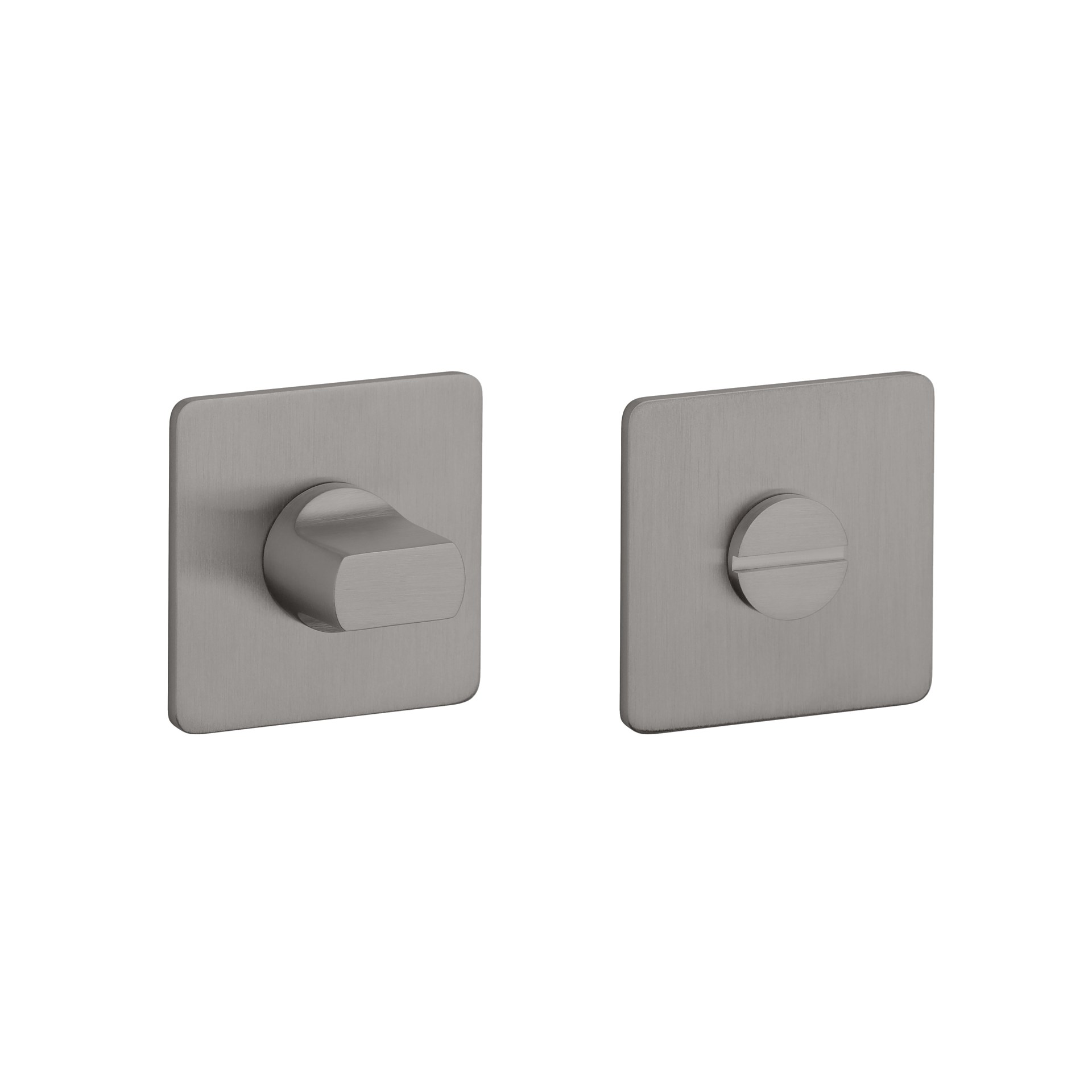 STILE WC garnituur KVADRAT 1712 ultra dun 3mm basalt PVD