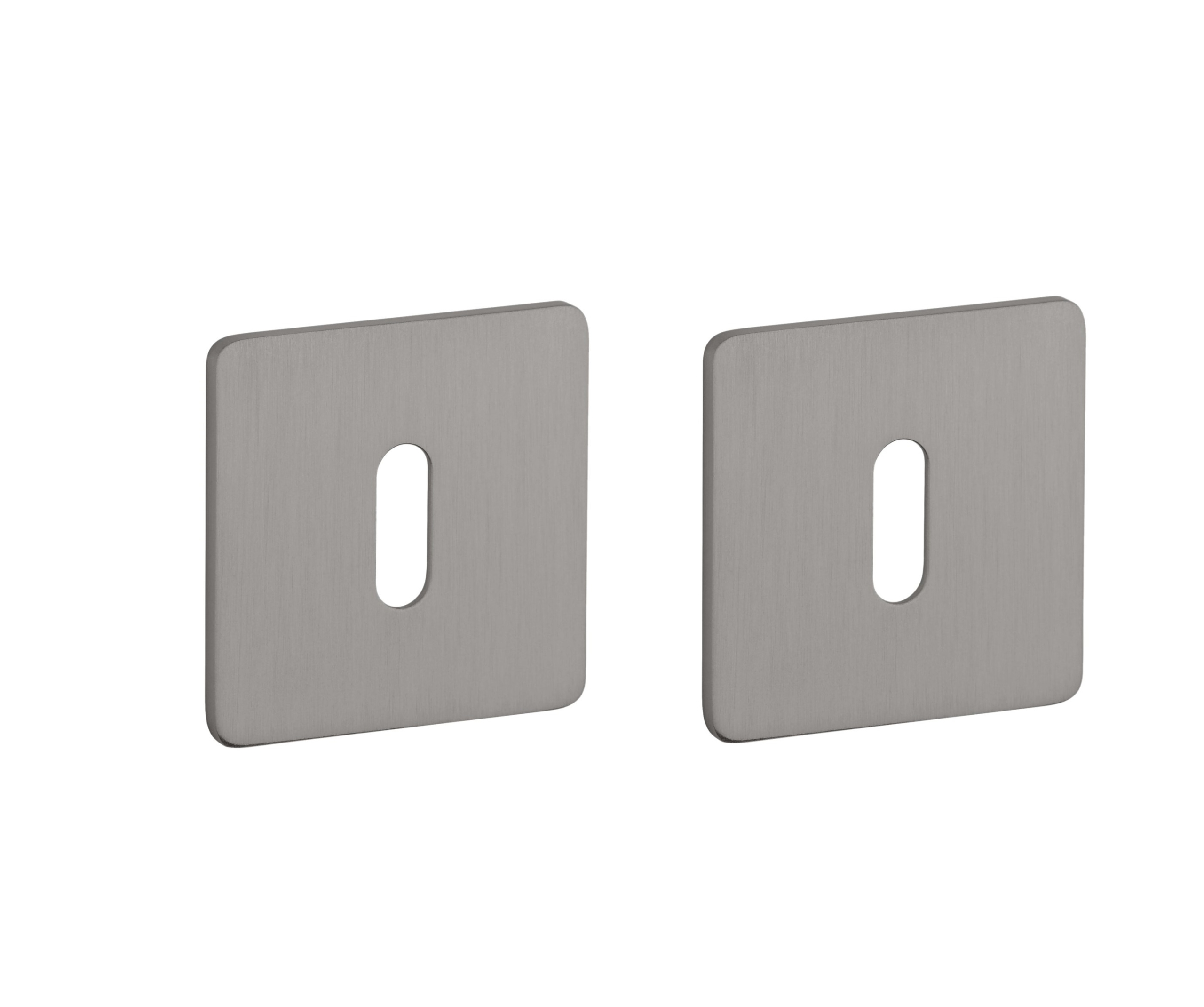 Sleutelplaatjes KVADRAT 1710 ultra dun 3mm basalt PVD