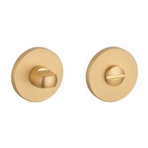 Stile WC garnituur Ø53x7mm - mat goud