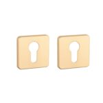 Aprile Premium cilinderplaatjes - Mat goud - AS QS 7S KG PZ